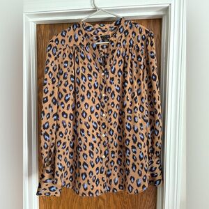 Ann Taylor cheetah print dress top
